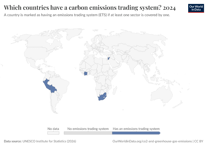 A thumbnail of the "Which countries have a carbon emissions trading system?" chart
