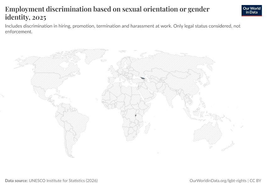 A thumbnail of the "Employment discrimination based on sexual orientation or gender identity" chart