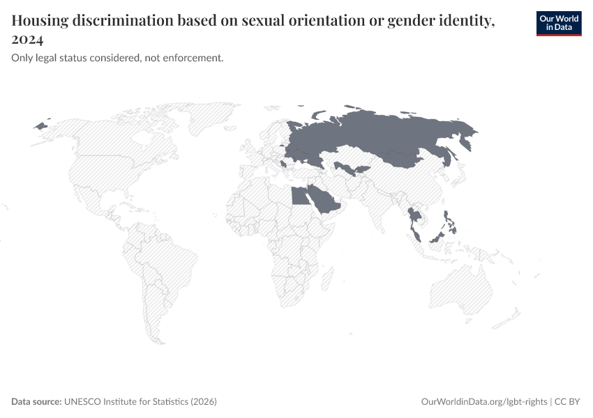 A thumbnail of the "Housing discrimination based on sexual orientation or gender identity" chart