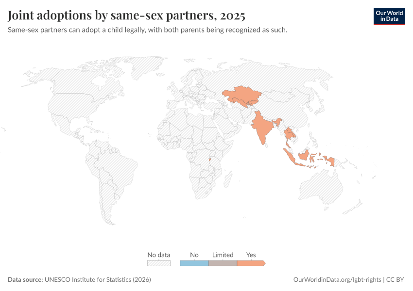 A thumbnail of the "Joint adoptions by same-sex partners" chart