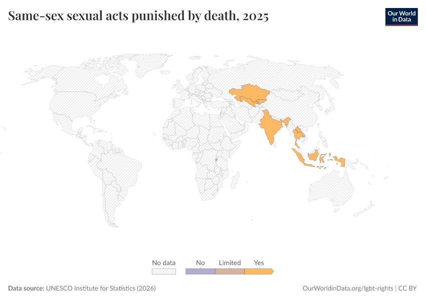 A thumbnail of the "Same-sex sexual acts punished by death" chart